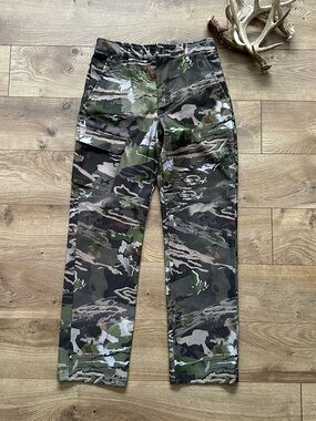 Under Armour Camo Pants | Youth L (14) | Slim Fit Street/Hunt Style